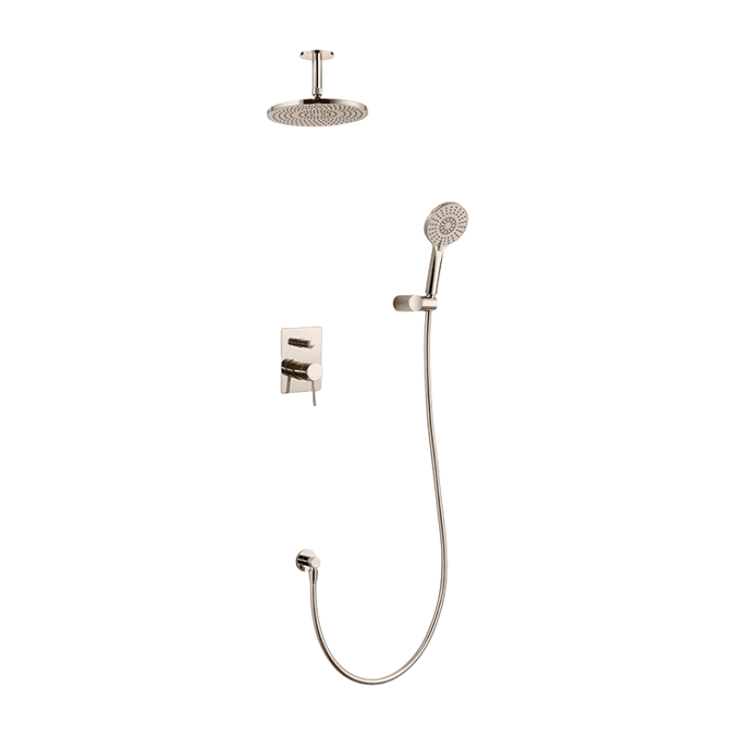 Concealed shower mixer set