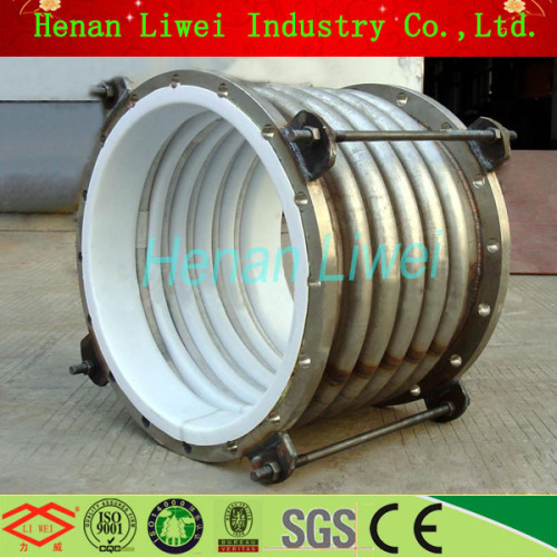 PTFE lined stainless steel bellows expansion joint