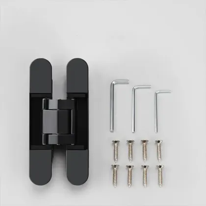 Stainless Steel 3D Adjustable Invisible Door Hinges for Wooden Doors