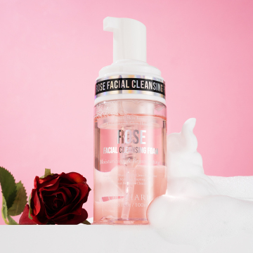 OEM Skincare Rose Facial Cleansing Foam - Effectively Removes Facial Dirt
