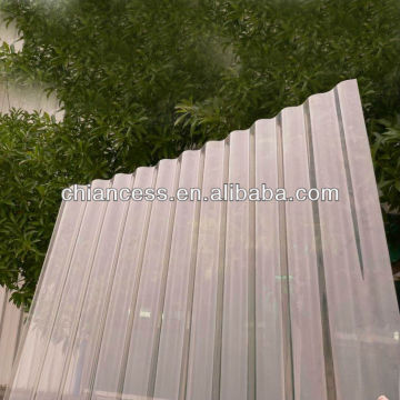 Cheap PC corrugated board roofing polycarbonate sheet