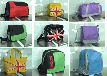 Colorful Backpack Messenger Bags, Promotion Shoulder Bag With Wide Webbing Shoulder Strap