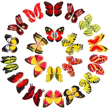 Wholesale Butterfly Hair Braid Dreadlock Beads Colorful Adjustable Hair Cuffs Clips  Hair Styling Jewelry