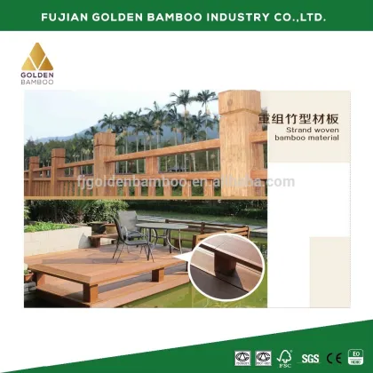 carbonized strand woven bamboo materials board