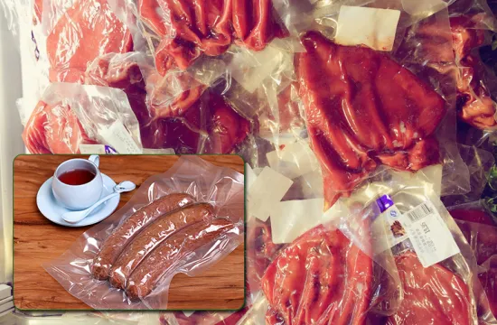 High quality vacuum bag/retort pouch for cooked food packing