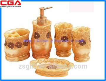 Factory supply New design Bathroom furniture polyresin bathroom product bathroom accessories