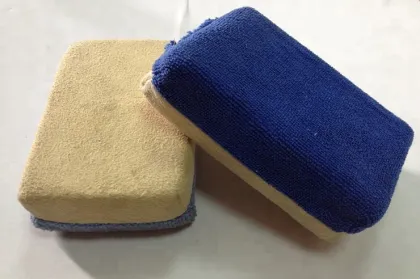Chamois Sponge Leather Car Wax Polishing Pad
