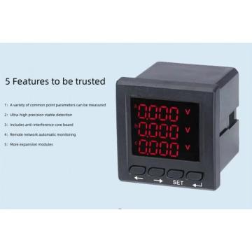 LCD дэлгэцтэй гурван фазын хүчдэлийн хэмжигч