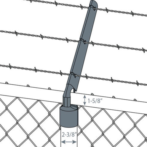 Barbed Wire Arm for Chain Link Fence