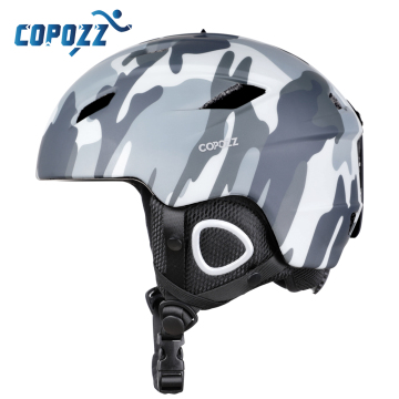 2022 Casque de ski léger certifié en sécurité: protection contre le vélo, le ski et le snowboard moulé intégrale