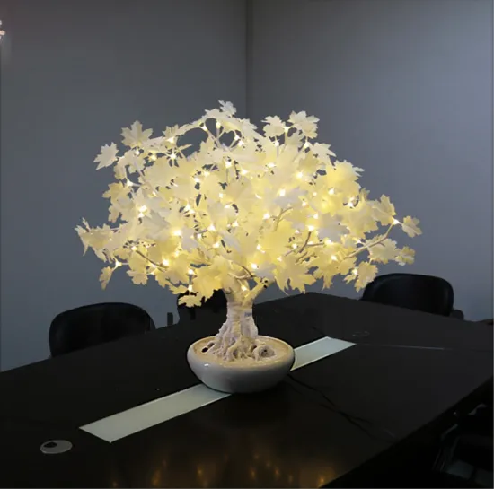 80cm Maple Leaf Bonsai Tree Lamp - Warm White LED Table Light for Indoor/Outdoor Events