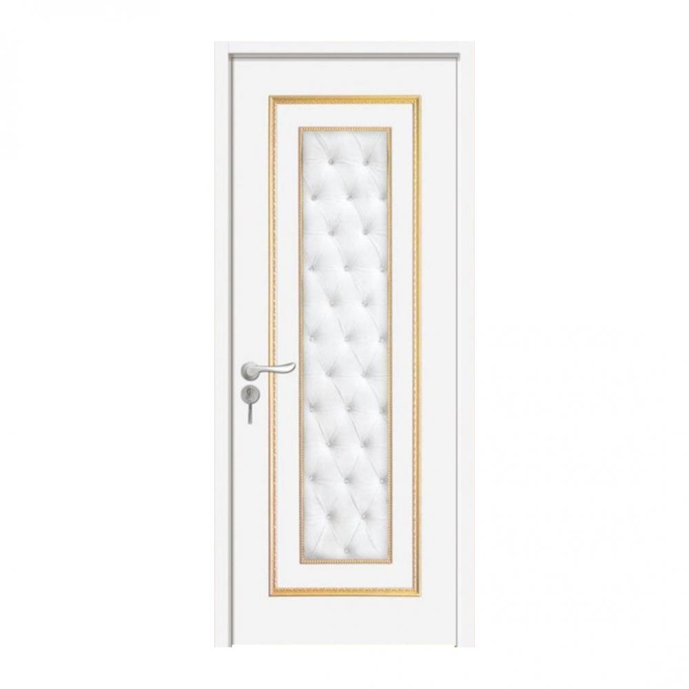 Mais recente estilo branco portas de madeira sólida