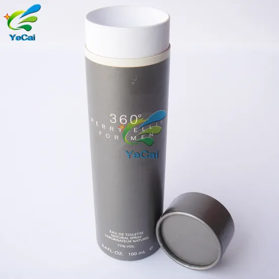 Fancy recycled waterproof matt lamination custom paper packaging box paper mailing tube