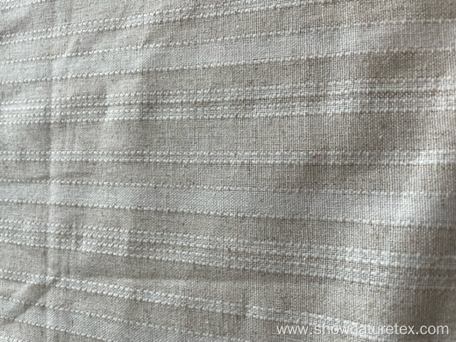 rayon linen polyester cotton stripe for summer