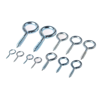 Gold Finish Eye Lifting Bolt Screw Hooks with Swing Fitting and Fish O Clasp - Wholesale Wall Hooks