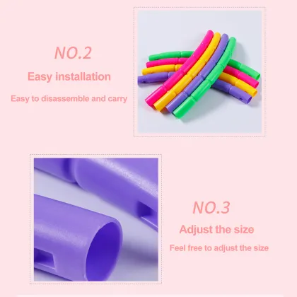 Camino Plastic Hula Hoops: Fun and Portable Kids' Fitness Equipment for Yoga, Weighted Exercises, and Sports Activities