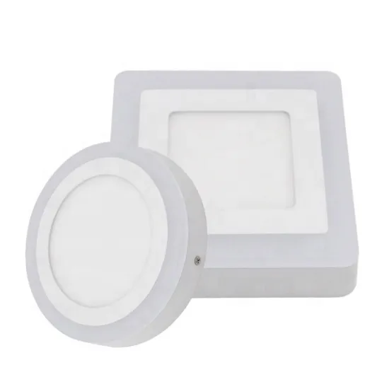 24W Double Color Surface Mounted Ceiling Downlight Panel with Round and Square Two-Color LED Driver
