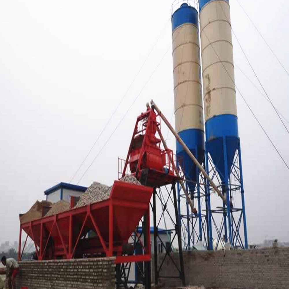 HzS60 mobile cement mixing