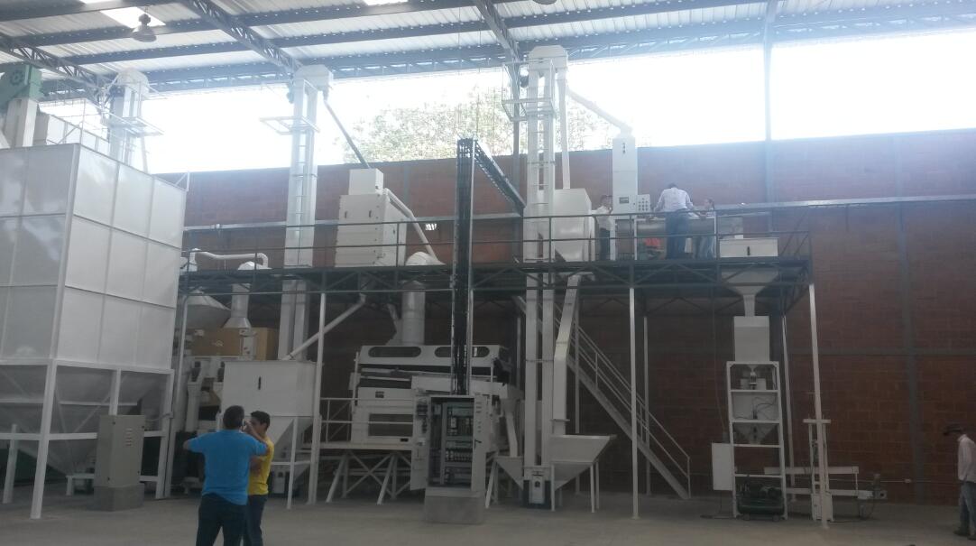 paddy seed processing line in Ecuador 3