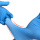 blue disposable nitrile gloves