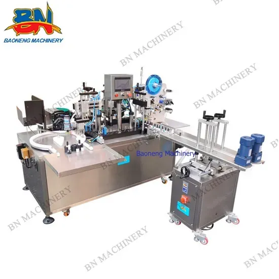 Universal Fully-Auto Nail Polish Bottle Filling Line