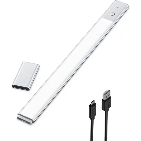 Wireless Rechargeable Cabinet Lighting: Adjustable LED Light with Touch Control and Angle Adjustment