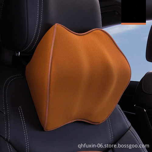 Memory Foam Car Headrest Pillow for Lumbar and Neck Support During Travel
