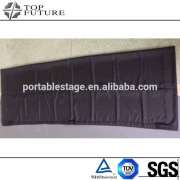 TFPP34144B Good quality hot sell decoration backdrop poly premier fabric black color
