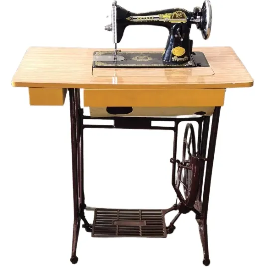 Ja2-1 Sewing Machine with 2-Drawer Cast Iron Stand
