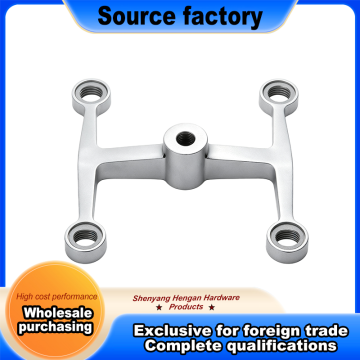 H shaped Spider Outdoor Glass Support Fitting
