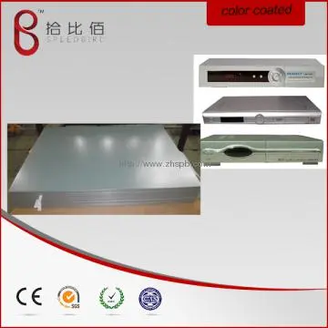 Electronic appliance color steel for DVD player casing