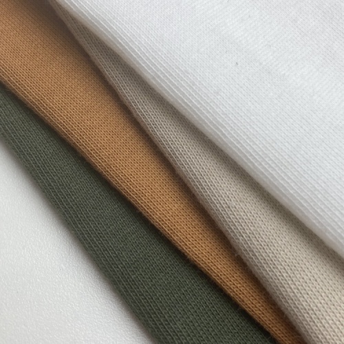 Cotton Polyester Knit CVC Single Jersey Fabric