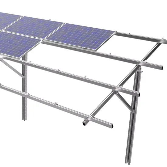 Solar Single-Pile Ground Mounting System: Flexible and Adjustable Carbon Steel Column