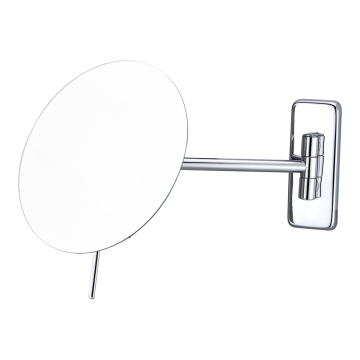 Extending wall mounted frameless bathroom mirror