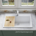 Modern Design Composite Quartz Kitchen Sink: Affordable Pricing, High Performance - 838*559*254 Dimensions
