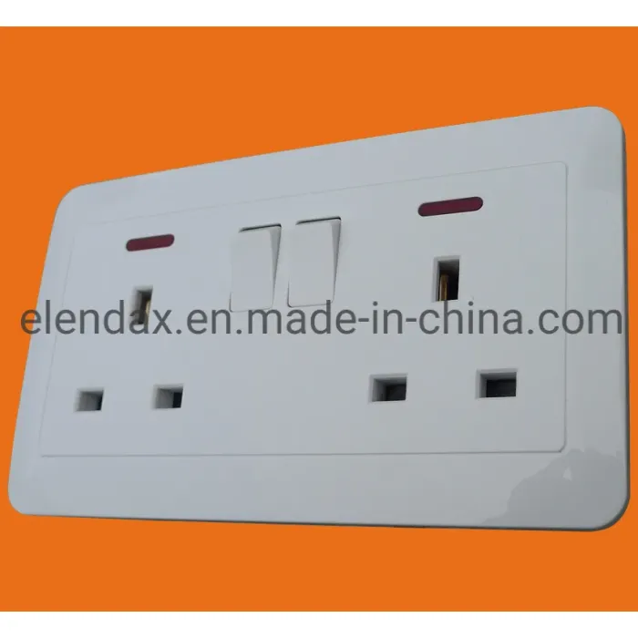 Sakelar Tombol 25A Standar Inggris Inggris (B6005)