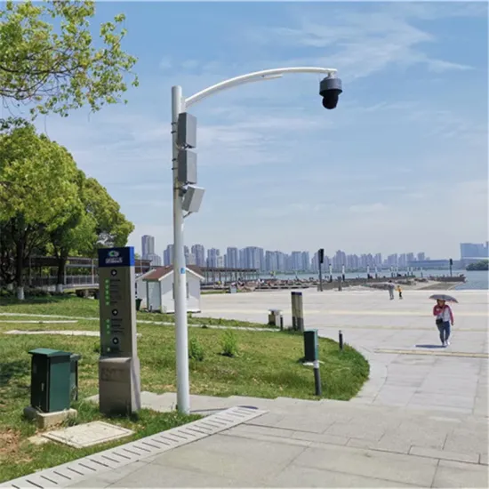 Double Arms LED Steel Tubular Outdoor Street Lamp Post for Street Decorative Lighting