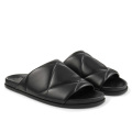 Patterned Leather Flat Sandals for Women