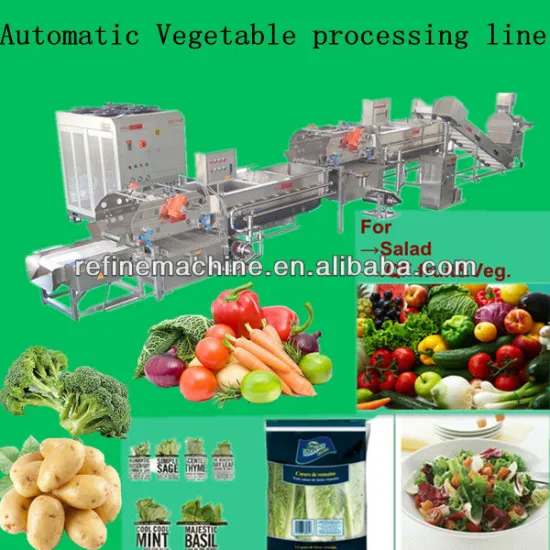 frozen vegetable processing line