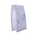 Clear bulk compostable coffee packaging bags printed