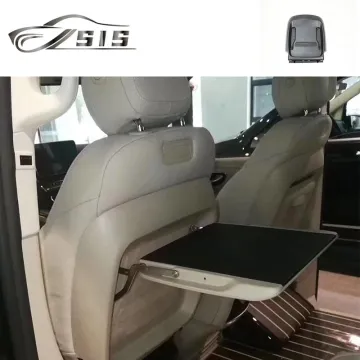 V-Class W447 Car Folding Table - ABS Material Seat Table for V260/V250/Vito - Black/Beige