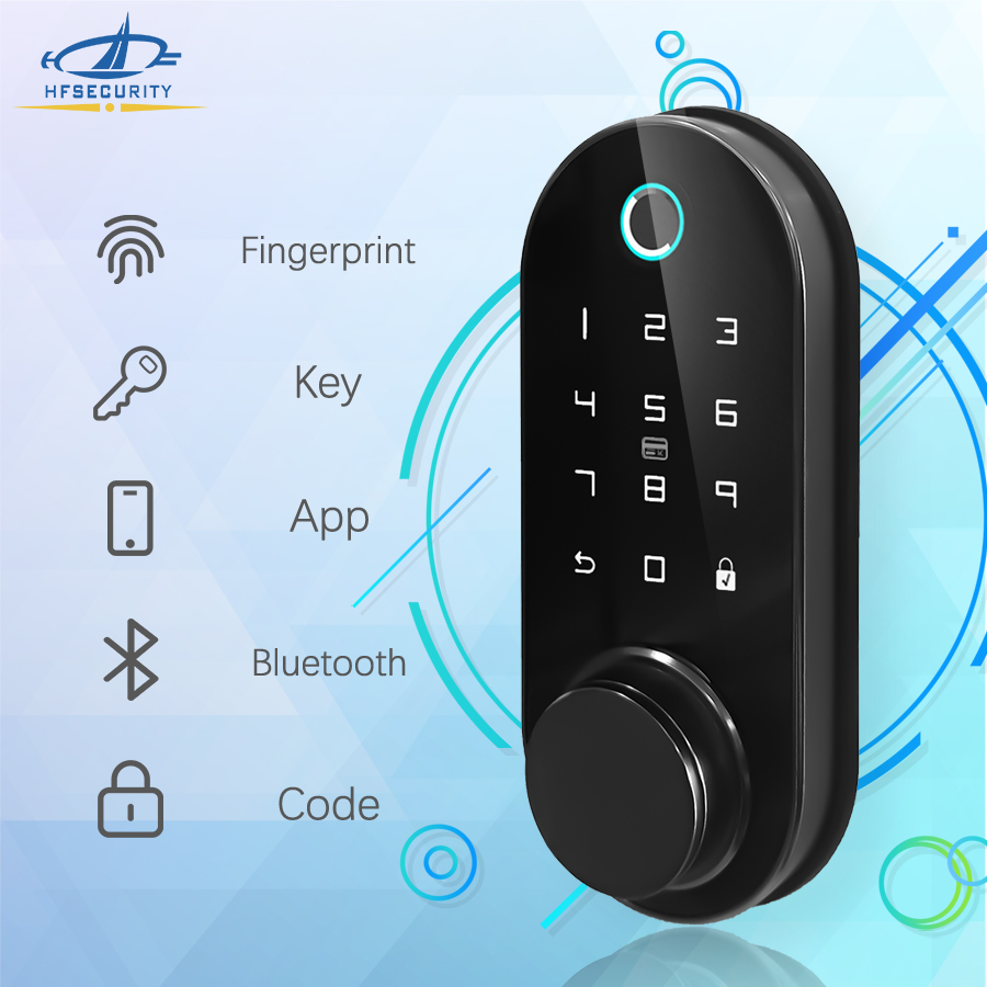 Bluetooth беспроводной отпечаток пальцев пароль интеллектуальная дверная блокировка дверей