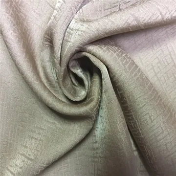 Shinning Jacquard Polyester Spandex Clothes Fabric
