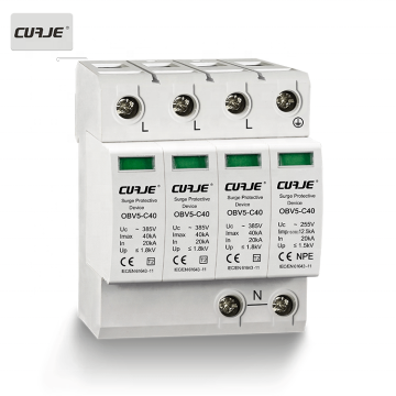 Lowest Price 40KA Type 2 Three Phase Surge Protector SPD