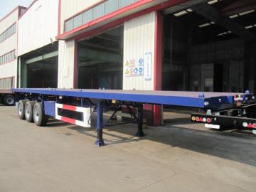 40' FLATBED WITH AIR SUSPENSION SINGLE TYRE SEMI-TRAILER