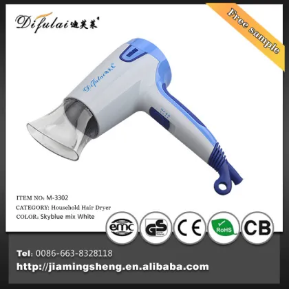 Household Hair Dryer Travel Iron Hot and Cold Air Blower Dryer