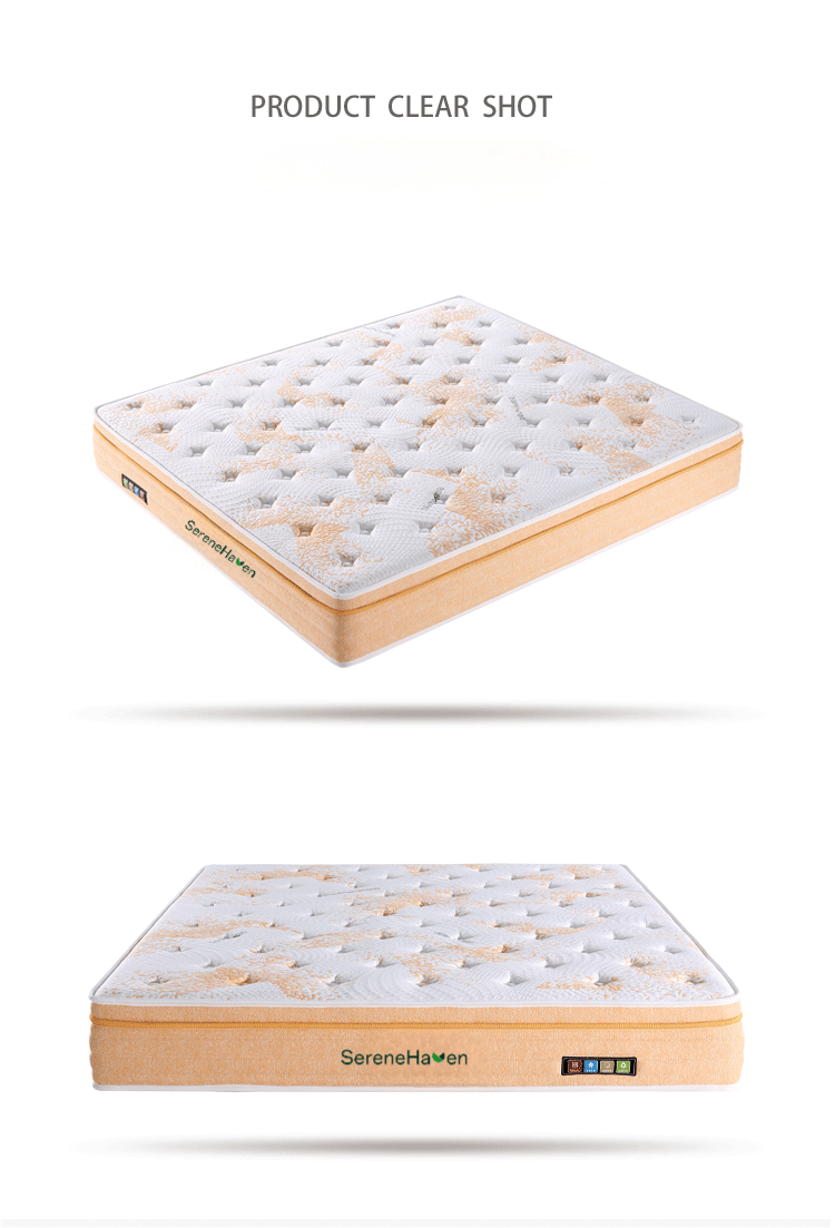 SereneHaven Antimicrobial Mattress - 4 core technology layer structure