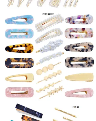 Acetic acid hairpin pearl hairpin set