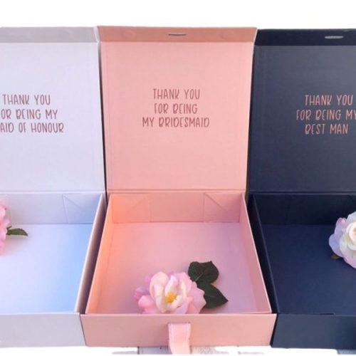 Custom Luxury Baby Gift Pink Perfume Magnetic Boxes
