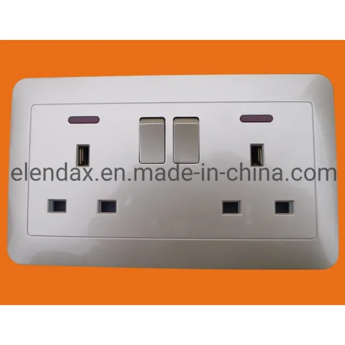 Sakelar dan Soket Modern Standar Inggris (B6000)